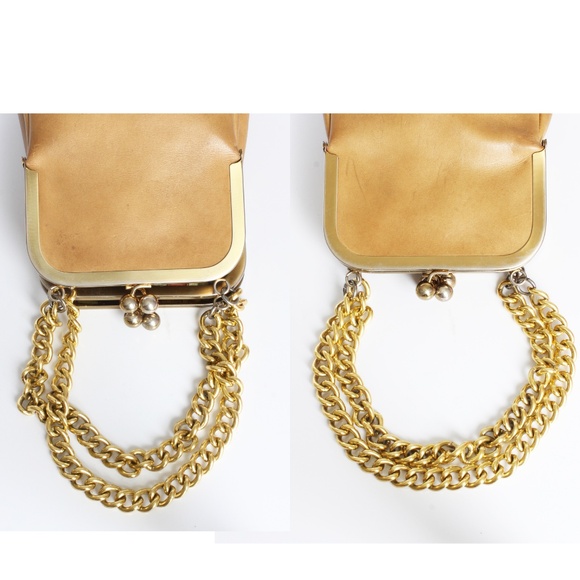 Bonnie Cashin for Coach Small Double Header Tote Bag Chain Strap Vintage 60s HTF - Picture 13 of 17